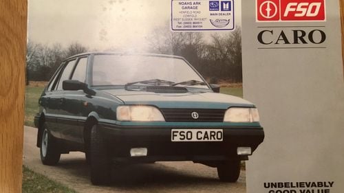 Picture of 1990 FSO Caro brochure - For Sale