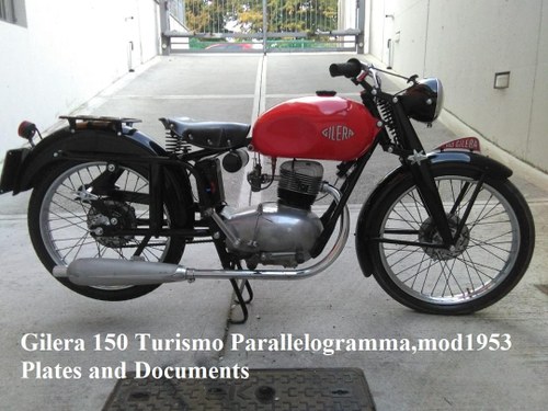 1953 Gilera 150 Turismo Parallelogrammo Till salu