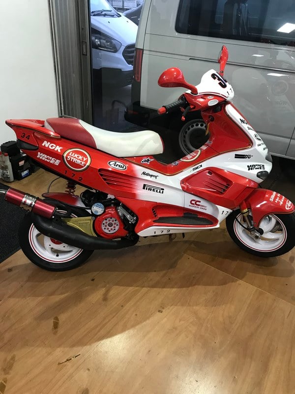 Yellow Gilera Runner 125 2t Tuning Gilera Runner 180 Shop Stroke