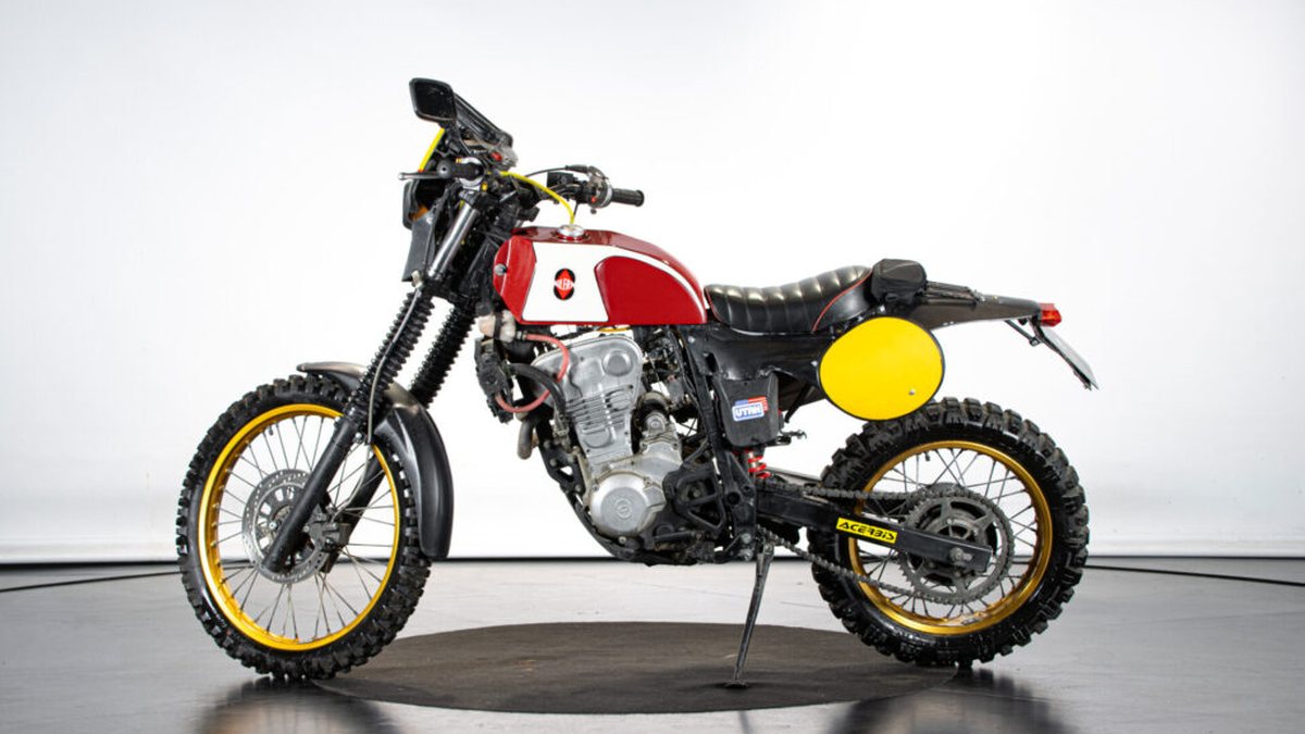 1986 Gilera DAKOTA 350 “RAT BIKE” Vermelho Manual, 3 velocidades em ...