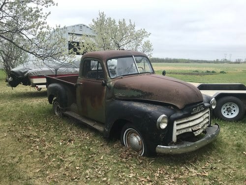 1951 Gmc shortbox pickup truck for restore For Sale