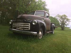 1951 Gmc shortbox pickup truck for restore For Sale (picture 2 of 12)
