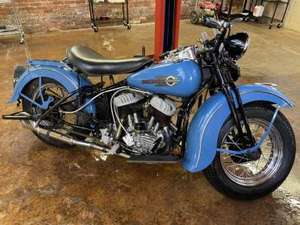 1942 Harley Davidson WLA 45 CID V-TWIN  Restored Blue $36.9k For Sale (picture 1 of 12)