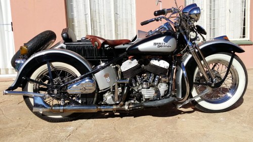 1942 Harley Davidson with sidecar For Sale