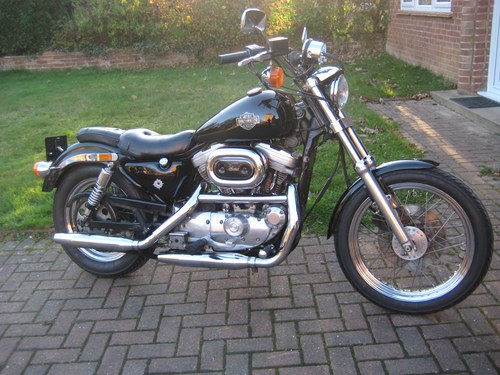 1990 Harley Davidson 883 Sportster mega low mileage Till salu
