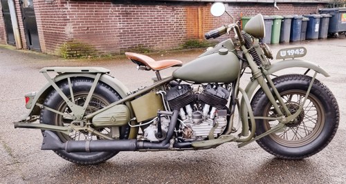 Harley Davidson U1200 ex world war 2 bike 1942 For Sale