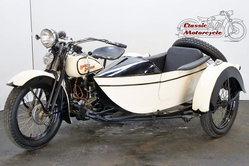 Harley Davidson VLD 1934 1212cc 2 cyl sv Combination For Sale