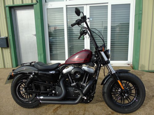 2016 Harley Davidson XL1200X Sportster Forty Eight, 1 Owner For Sale