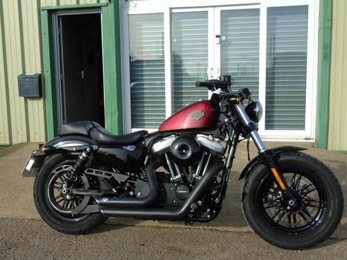 2016 Harley Davidson XL1200X Sportster Forty Eight, UK Delivery In vendita