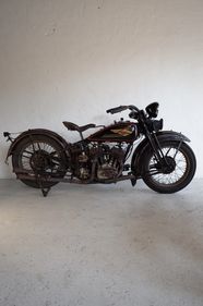 Picture of Harley Davidson Model DL in original condition with history.