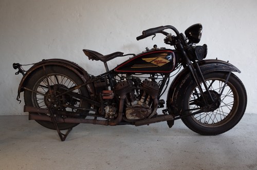 1931 Harley Davidson Model DL in original condition with history. For Sale