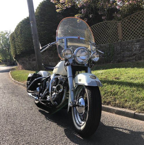 1954 Harley Davidson Panhead Hydraglide FLF Golden Jubilee