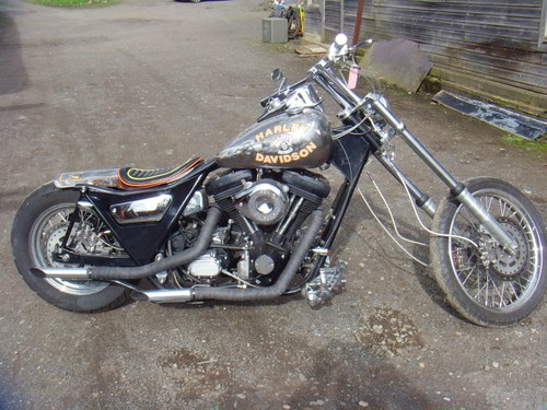 1970 Harley Davidson Evo FX Custom.Marlboro Man film replica VERKAUFT