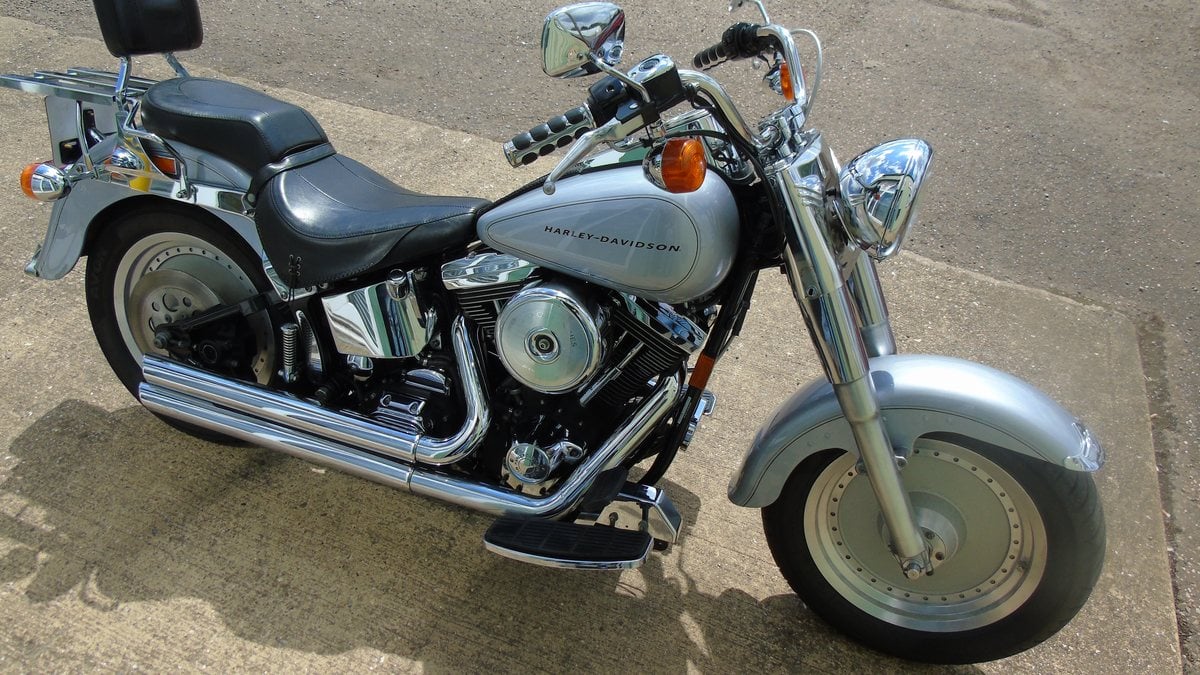 1999 Harley Davidson Softail Fat Boy Silver in United Kingdom