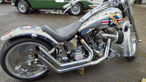 1999 Harley 1340 FLSTC, MEMPHIS BELLE, Multiple show winner For Sale