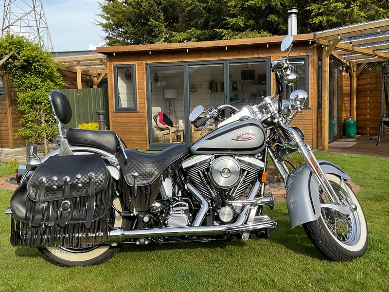1999 Harley Davidson Softail Heritage Springer Silver Manual,