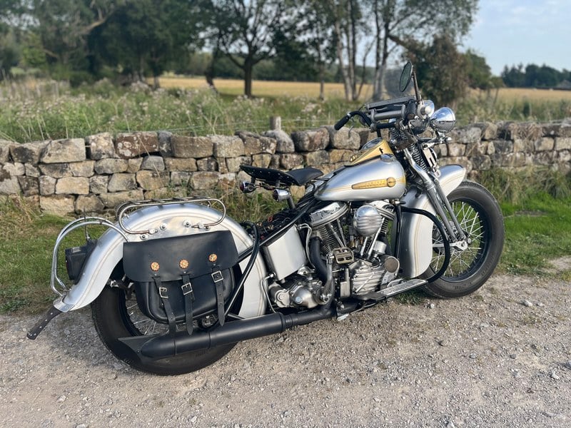 1950 Harley Davidson Panhead Silver Manual in Harrogate, United