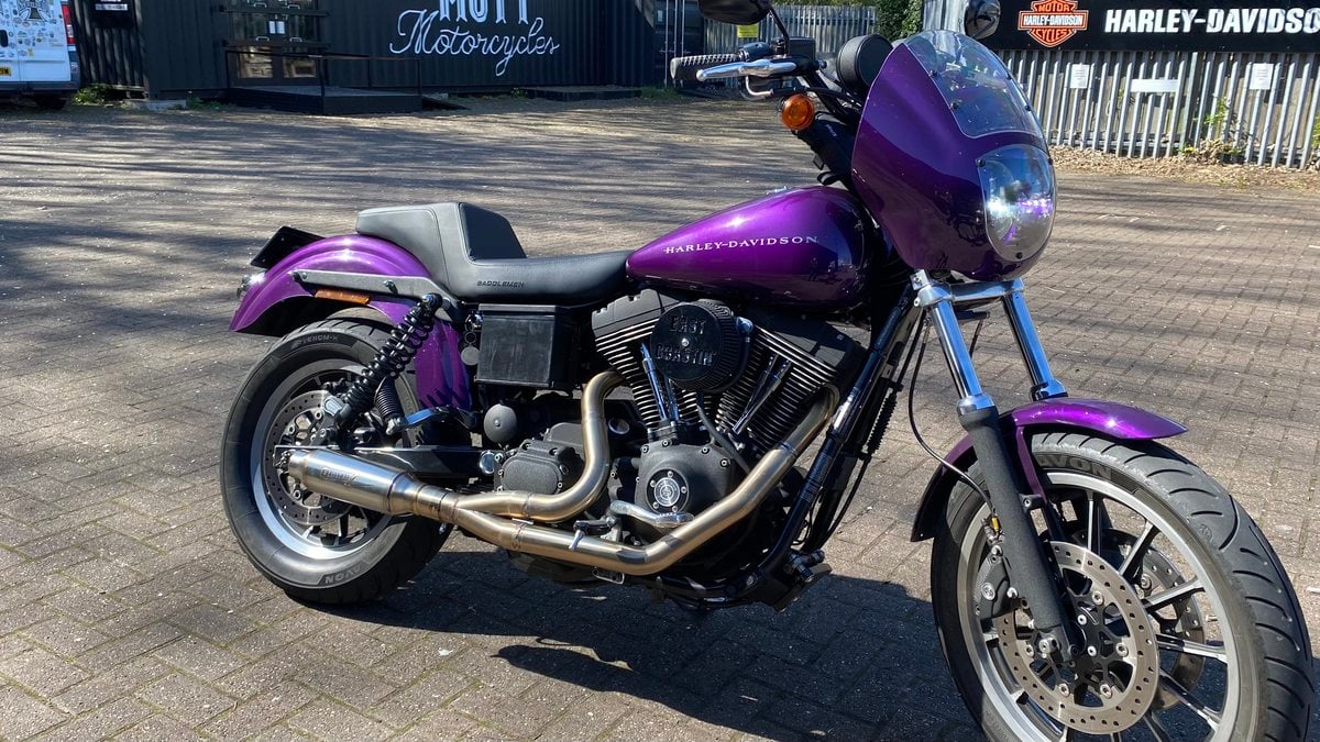 Glide Sport 2002 Harley Wide Glide Harley Super Glide Purple 2002