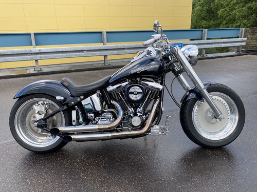1993 Harley Davidson Softail Fat Boy Dark blue Manual, speed in
