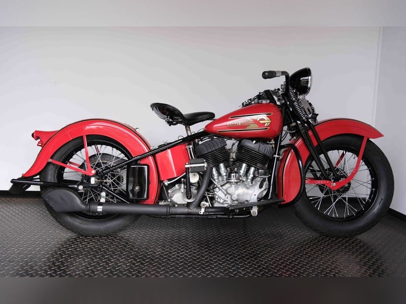 1937 Harley Davidson ULH 80ci 1340 ccm - rare - shipping -
