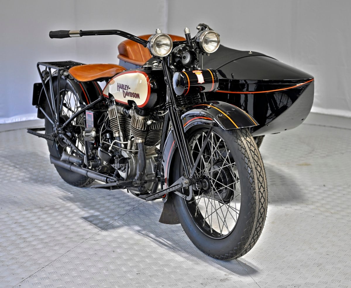 1929 Harley Davidson JD Schwarz Handschaltgetriebe in Vereinigtes ...