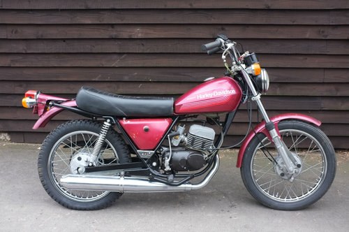 Harley-Davidson SX125 SX 125 1976 just 346 miles from NEW! G VENDUTO