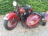 1952 Harley-Davidson WLA with left STEIB SIDECAR In vendita