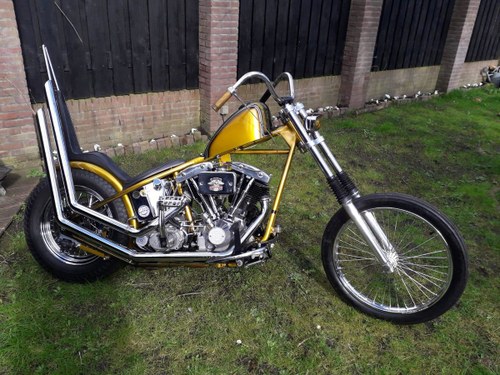 1977 Harley davidson Shovelhead chopper VERKAUFT