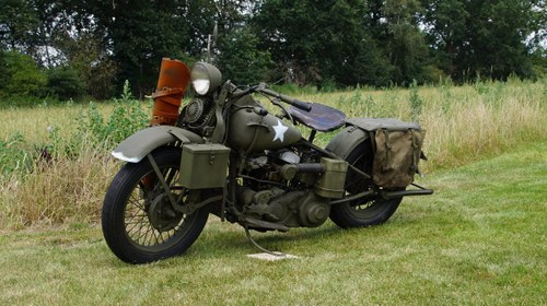 Harley Davidson WLC750cc 1943 in full army trim For Sale