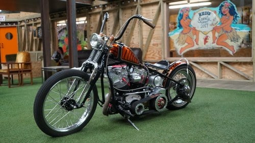 1964 64 Harley Panhead Hardtail Chopper For Sale