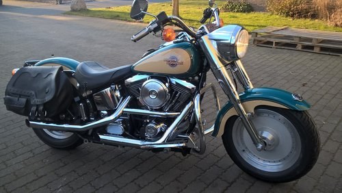 1998 Harley davidson fat boy 95 th anniversary SOLD