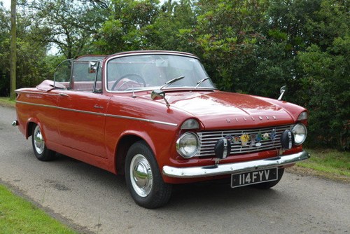 1963 Hillman Minx COnvertible For Sale by Auction