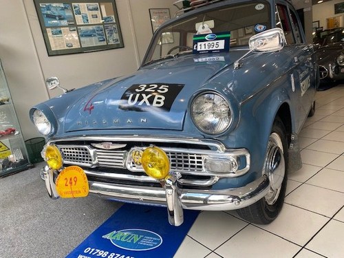 1962 Hilman Minx IIIC Period Rally Support Car For Sale