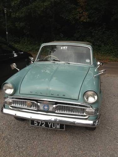 1960 Hillman Minx Convertible VERKAUFT