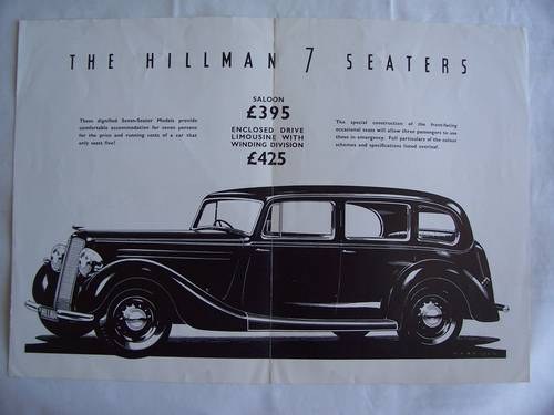 1935 Hillman 7 Seater Limousine - 2
