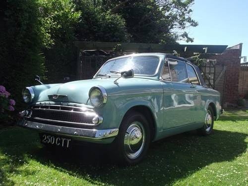 Lot 7 - A 1959 Hillman Minx III Convertible - 13/09/17 For Sale by Auction