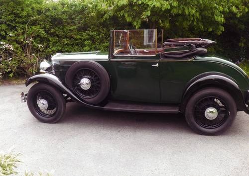 1931 Hillman Wizard Works Coupe Cabriolet.  Very Rare SOLD