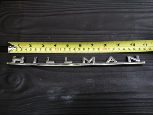 "Hillman" badge For Sale