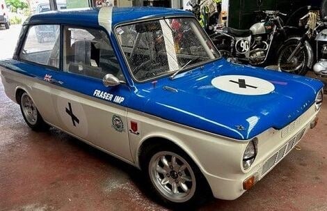 1967 Hillman Imp 998 cc Historic Race Car Fraser Homage VERKOCHT