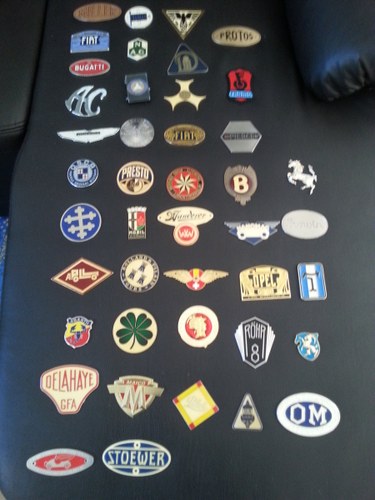 Collection 43 Radiator Badges In vendita