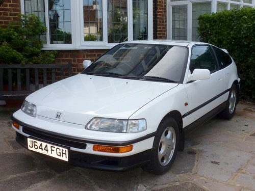 1992 Honda CRX VTEC, White, 11,000 miles only For Sale