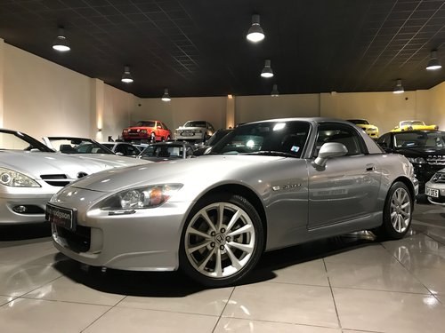 2006 HONDA S2000 GT 16V SILVERSTONE WITH BLACK LEATHER SOLD