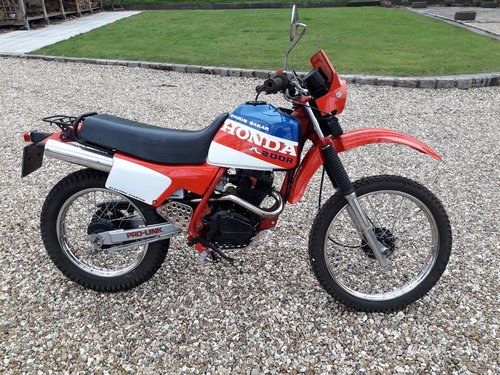 1985 Classic Honda XL200R Paris Dakar SOLD