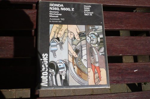 1976 Honda coupe workshop manual SOLD
