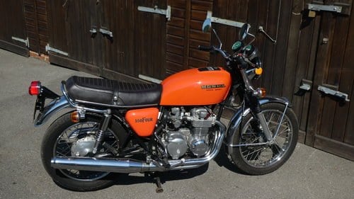 1976 HONDA 550/4 F1 SUPERSPORT WITH JUST 6200 MILES FROM NEW SOLD