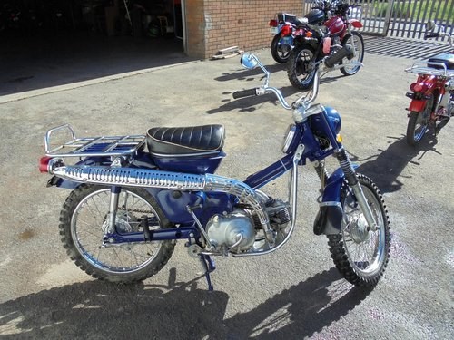 HONDA CT90 TRAIL MOPED MOTORBIKE(1968) BLUE! VENDUTO