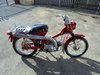 HONDA CT90 TRAIL MOPED MOTORBIKE(1972) RED! JUST 8K! USA IMP SOLD