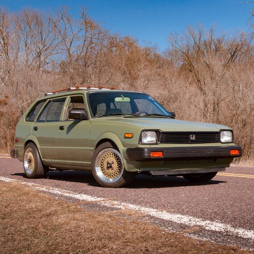 1983 Honda Civic Wagon = Fast Custom LS B18 Swap $17.9k In vendita