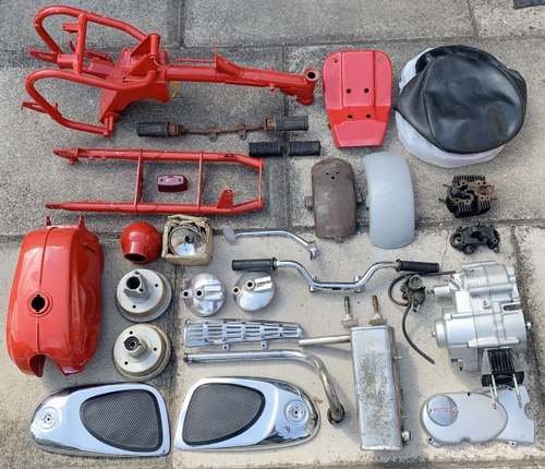 1965 Honda CZ100 Red Tank Parts Project For Sale