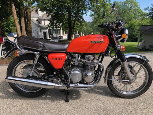 1976 CB550F very low mileage SOLD
